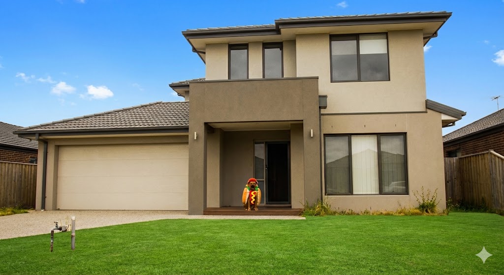 Professionally enhanced real estate listing